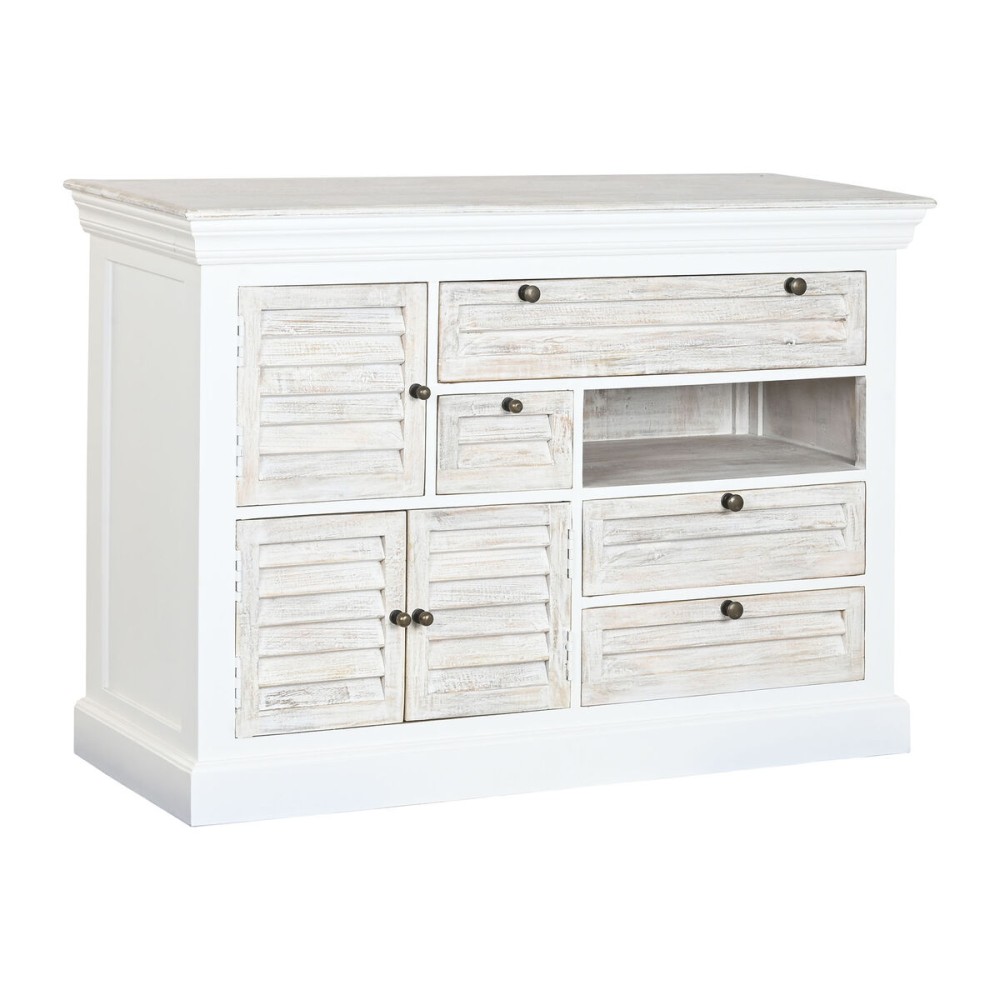 Caisson à Tiroirs Home ESPRIT Blanc Usé 115 x 40 x 80 cm