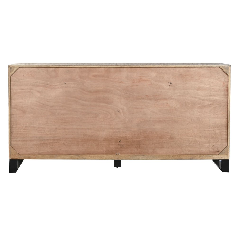 Chest of drawers Home ESPRIT Brown Black Alpino 180 x 45 x 91 cm
