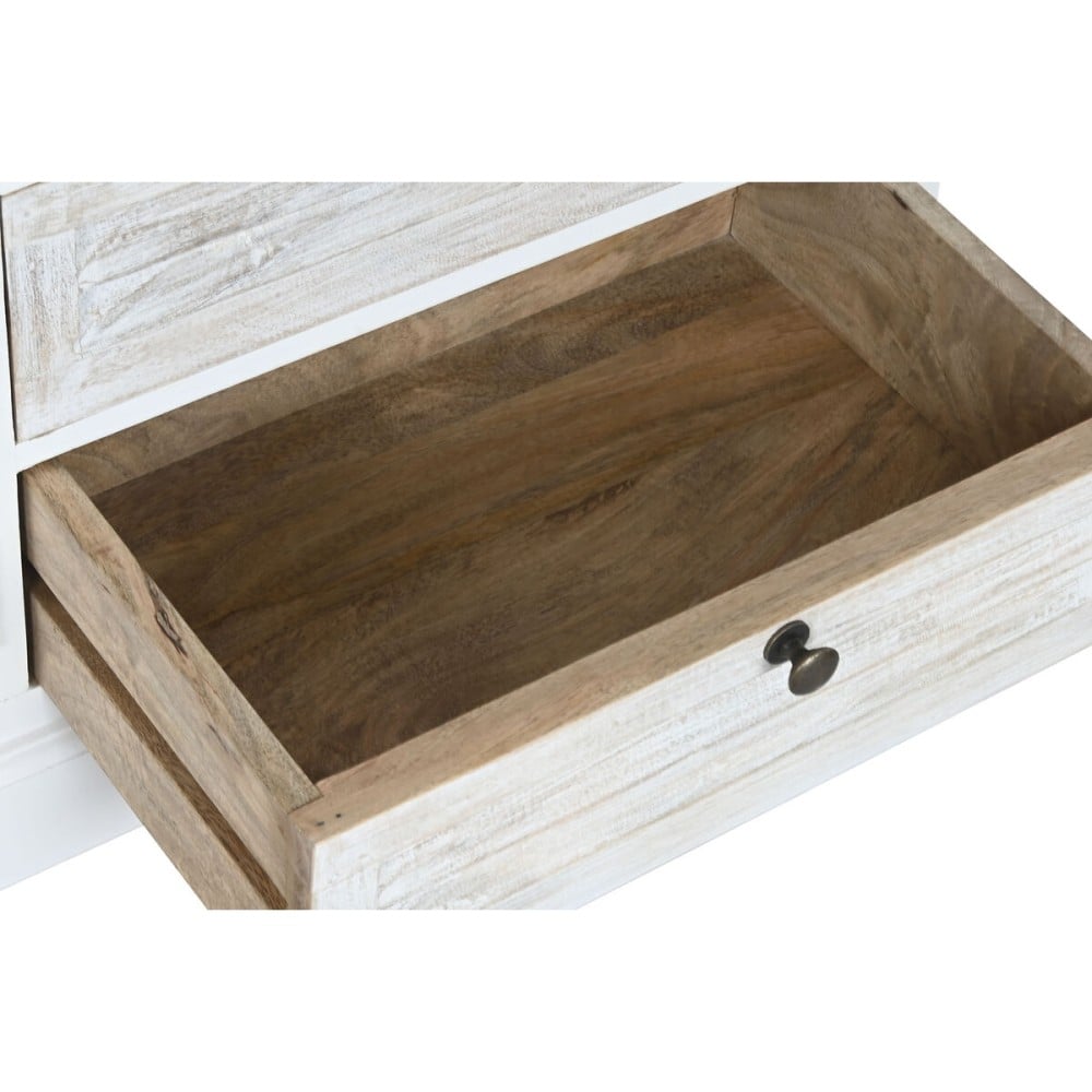 Chest of drawers Home ESPRIT White Worn 115 x 40 x 80 cm