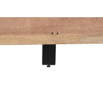 Schubladenschrank Home ESPRIT Braun Schwarz Alpino 180 x 45 x 91 cm