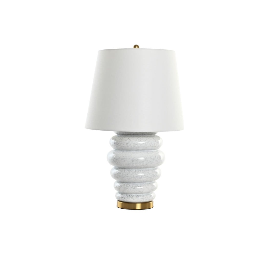 Tischlampe Home ESPRIT Weiß Gold 50 W 220 V