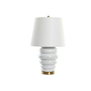 Tischlampe Home ESPRIT Weiß Gold 50 W 220 V