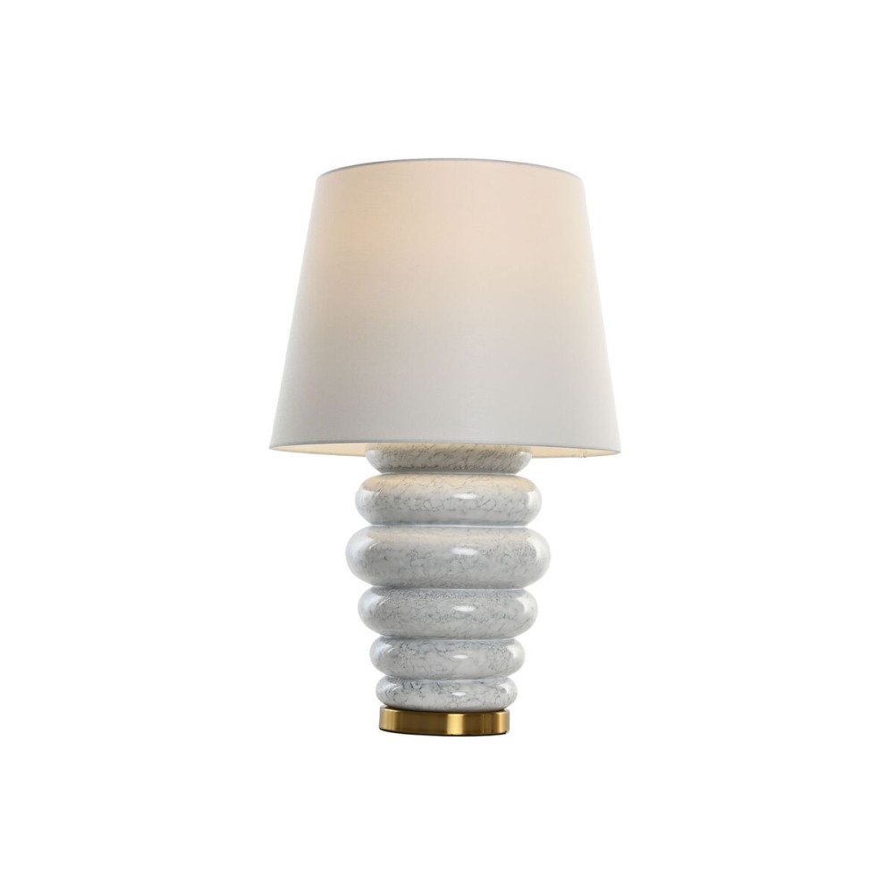 Tischlampe Home ESPRIT Weiß Gold 50 W 220 V