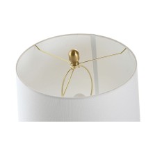 Tischlampe Home ESPRIT Weiß Gold 50 W 220 V