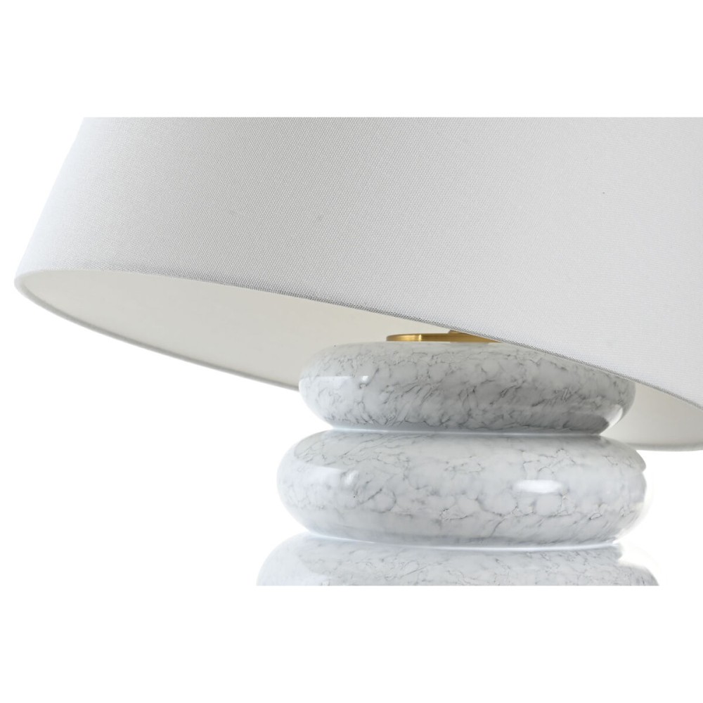 Tischlampe Home ESPRIT Weiß Gold 50 W 220 V