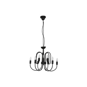 Deckenlampe Home ESPRIT Schwarz Metall 54 x 54 x 46 cm