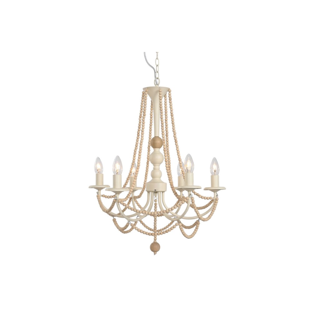 Deckenlampe Home ESPRIT Hellbraun Metall Eisen Kiefer 25 W 57 x 28 x 57 cm