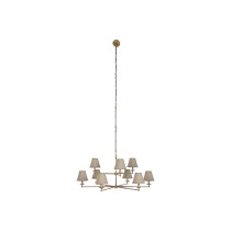Deckenlampe Home ESPRIT Beige Gold Messing 25 W 113 x 113 x 132 cm