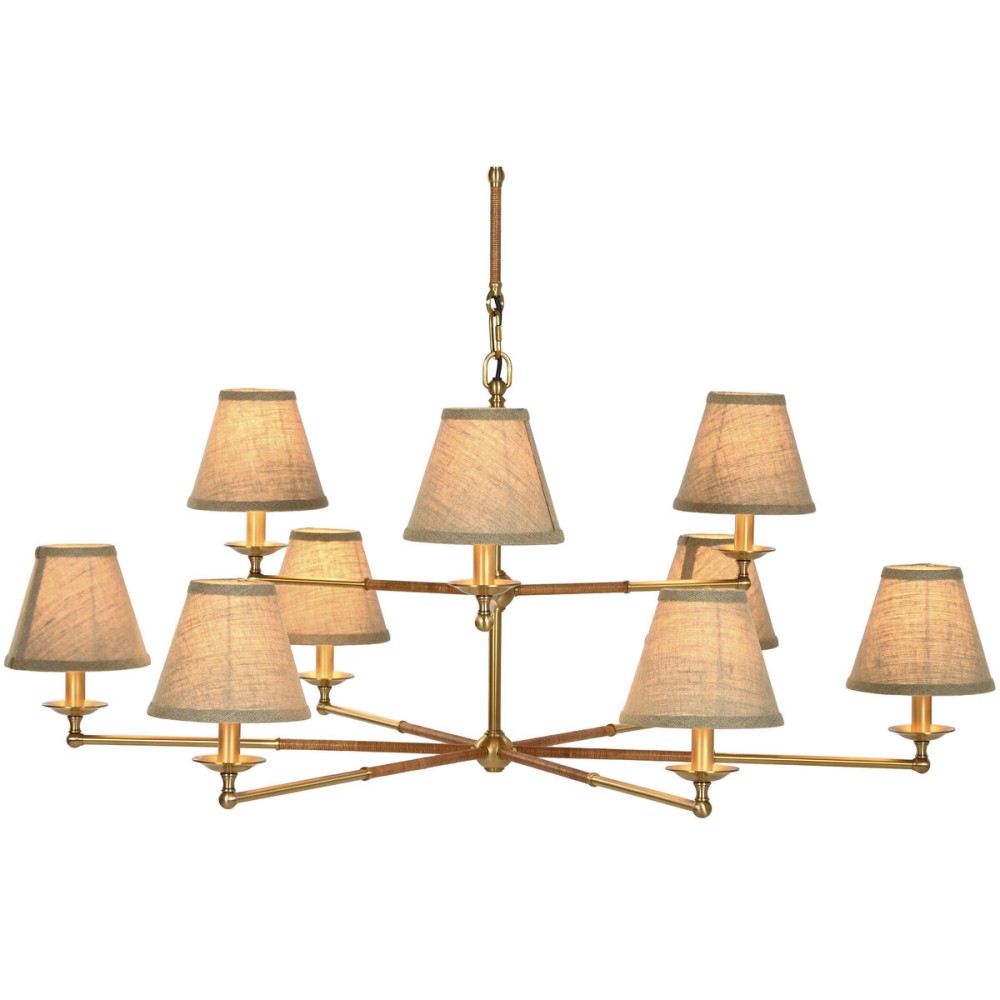 Deckenlampe Home ESPRIT Beige Gold Messing 25 W 113 x 113 x 132 cm