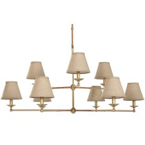 Deckenlampe Home ESPRIT Beige Gold Messing 25 W 113 x 113 x 132 cm