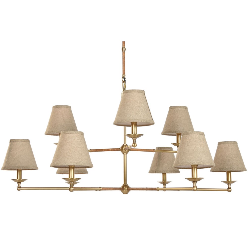 Deckenlampe Home ESPRIT Beige Gold Messing 25 W 113 x 113 x 132 cm