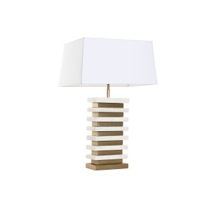 Tischlampe Home ESPRIT Weiß Gold 50 W 220 V