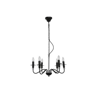 Deckenlampe Home ESPRIT Schwarz Metall 25 W 54 x 54 x 46 cm