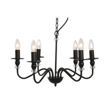 Ceiling Light Home ESPRIT Black Metal 25 W 54 x 54 x 46 cm