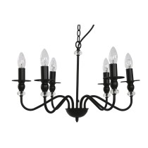 Deckenlampe Home ESPRIT Schwarz Metall 25 W 54 x 54 x 46 cm
