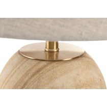 Tischlampe Home ESPRIT Beige Gold natürlich 50 W 220 V
