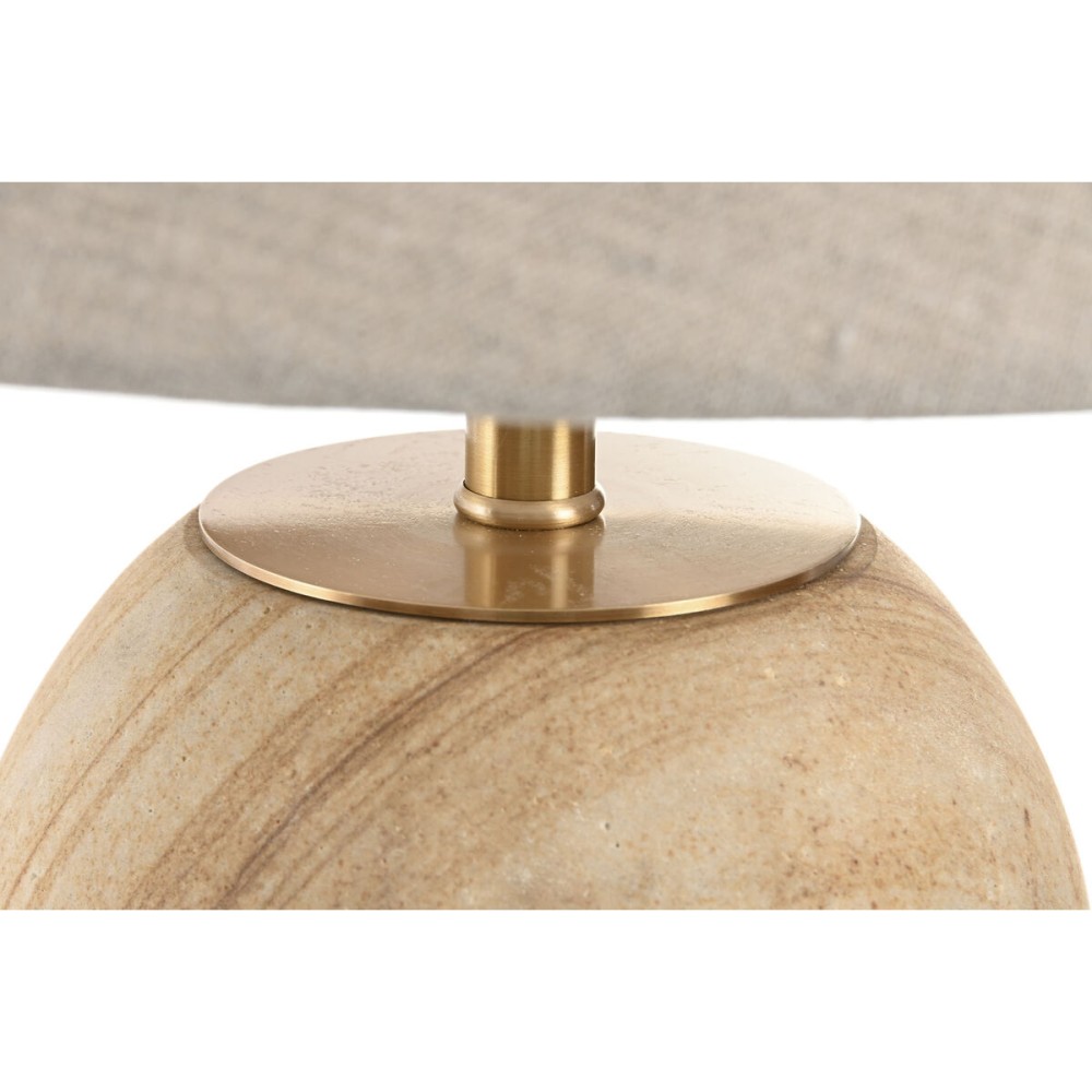 Tischlampe Home ESPRIT Beige Gold natürlich 50 W 220 V