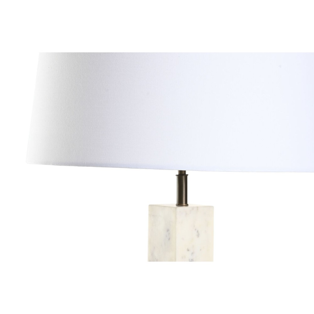 Tischlampe Home ESPRIT Weiß Bronze 50 W 220 V