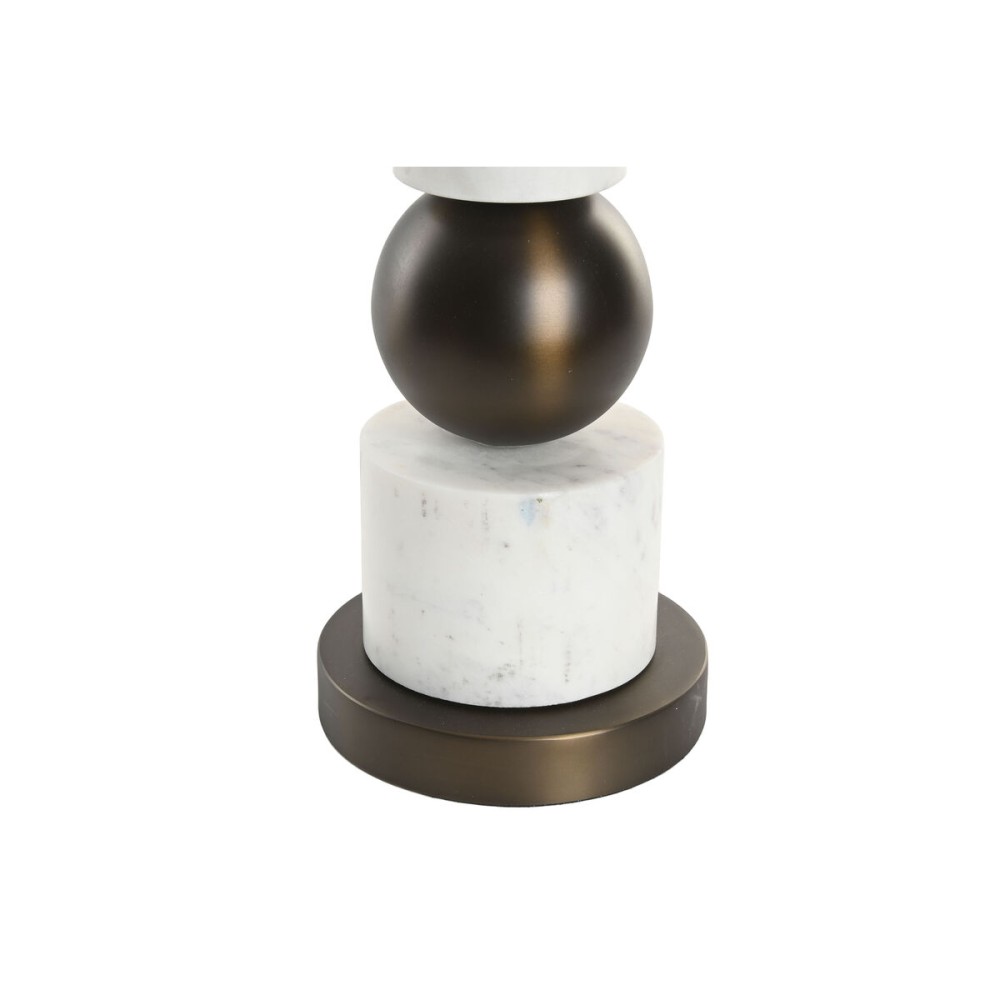 Tischlampe Home ESPRIT Weiß Bronze 50 W 220 V