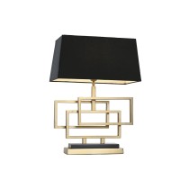 Tischlampe Home ESPRIT Schwarz Gold 50 W 220 V
