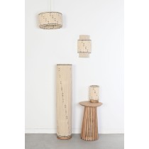 Floor Lamp Home ESPRIT Brown Black Beige 50 W 220 V 25 x 25 x 125 cm