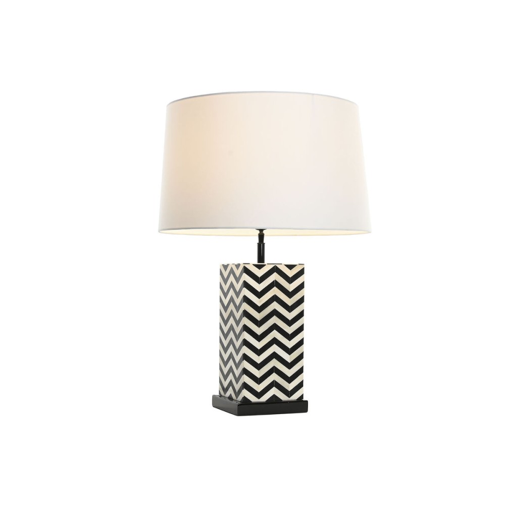 Tischlampe Home ESPRIT Weiß Schwarz 50 W 220 V