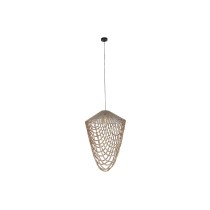 Deckenlampe Home ESPRIT Hellbraun Jute Holz 67 x 67 x 100 cm