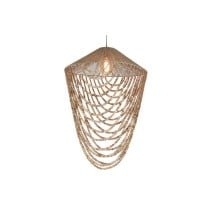 Deckenlampe Home ESPRIT Hellbraun Jute Holz 67 x 67 x 100 cm