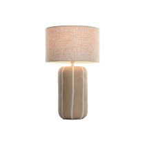 Lampe de bureau Home ESPRIT Blanc Marron 50 W 220 V