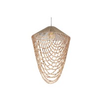 Deckenlampe Home ESPRIT Hellbraun Jute Holz 67 x 67 x 100 cm