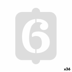 Gabarit de gâteau Algon Numéro 6 36 Unités