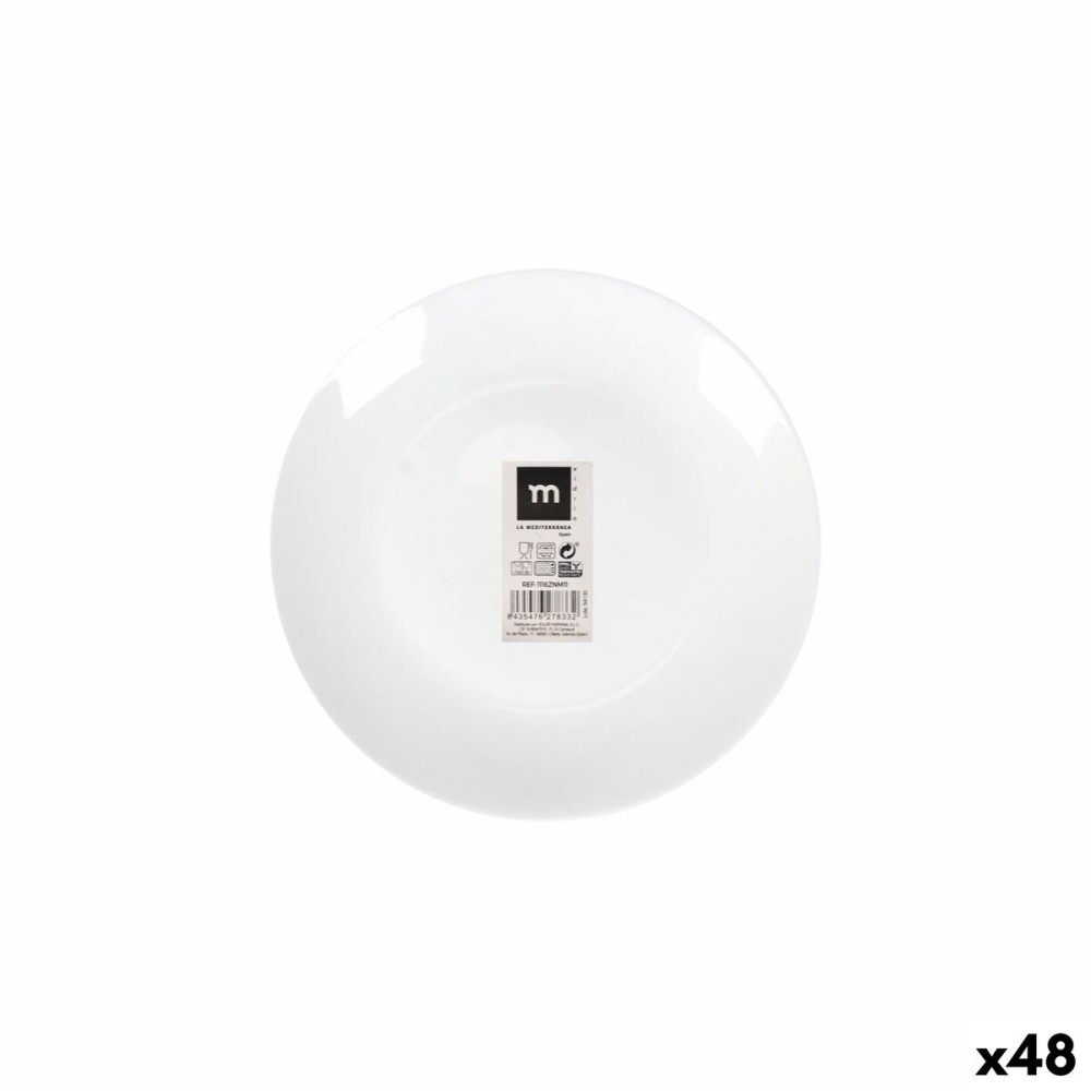 Dessert dish La Mediterránea Coup basic ø 18 x 2,5 cm (48 Units)