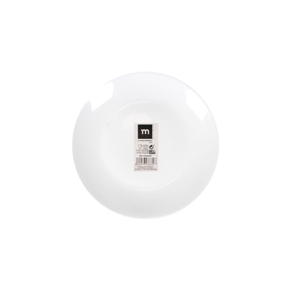 Dessert dish La Mediterránea Coup basic ø 18 x 2,5 cm (48 Units)