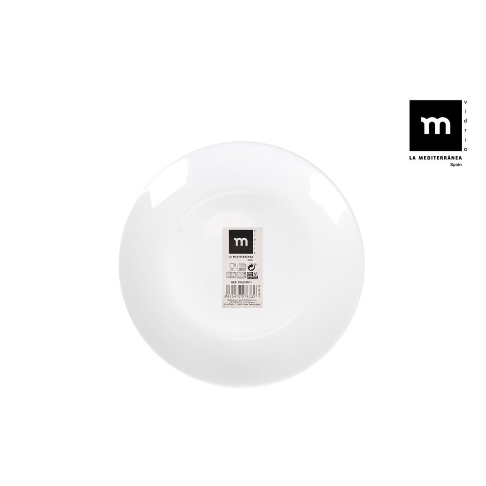 Dessert dish La Mediterránea Coup basic ø 18 x 2,5 cm (48 Units)