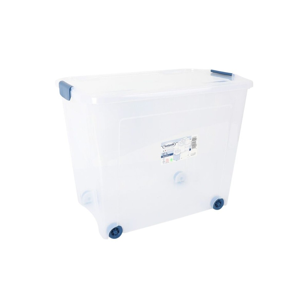 Storage Box with Wheels Tontarelli 59 x 38'5 x 47'5 cm (4 Units)