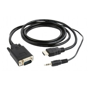 Adapter HDMI auf VGA GEMBIRD CC-DP-HDMI-5M Schwarz 5 m