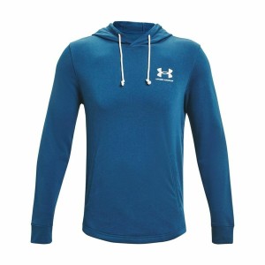 Sweat à capuche homme Under Armour Rival Terry Bleu