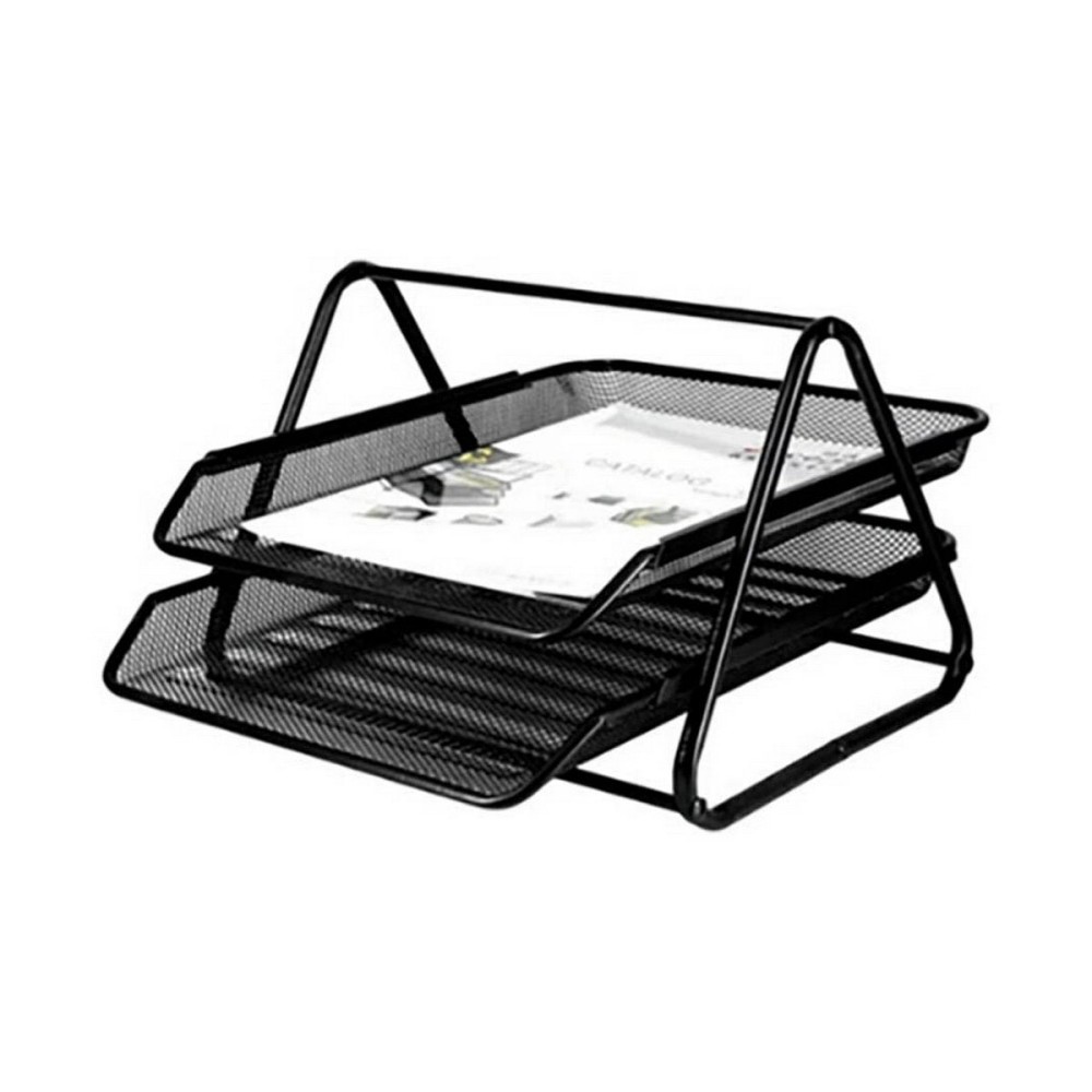 Classification tray Q-Connect gxa100 Black Metal Plastic 30 x 35 x 18,5 cm