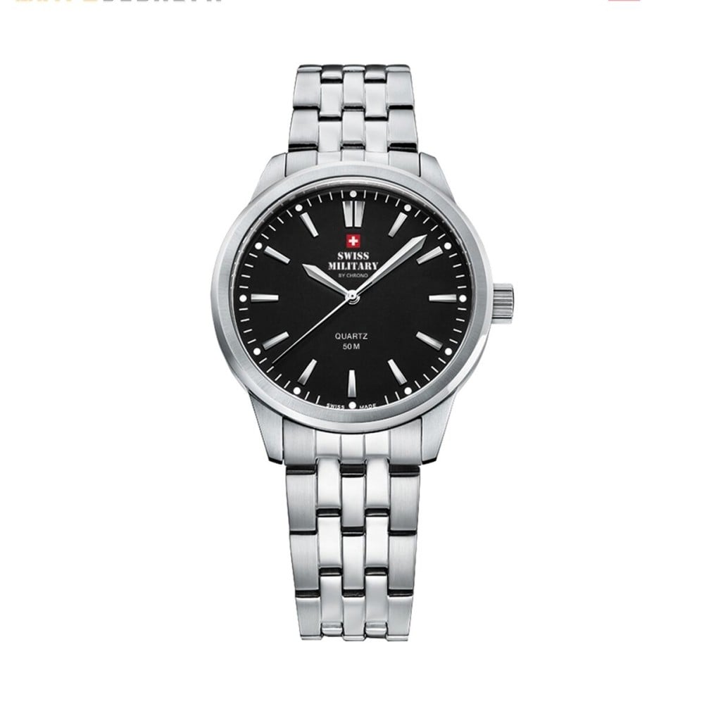 Herrenuhr Swiss Military Chrono SMP36010.01 Silberfarben