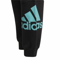 Children's Tracksuit Bottoms Adidas Essentials French Terry Black