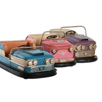 Deko-Figur DKD Home Decor Blau Rosa Lila Vintage 19,5 x 11 x 9,5 cm (3 Stück)