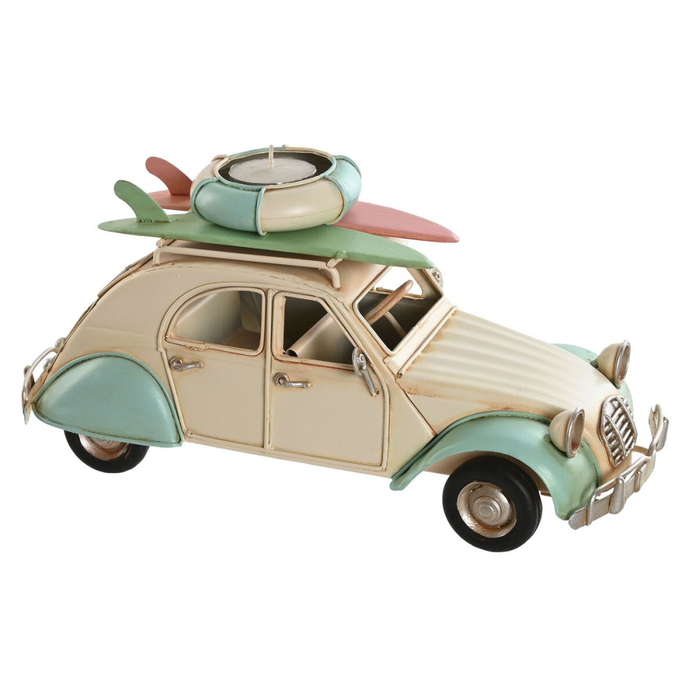 Figurine Décorative Home ESPRIT Bleu Vert Rose Vintage 28 x 11 x 11,5 cm (3 Unités)