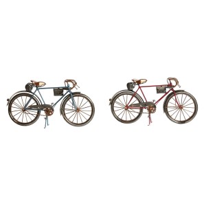 Deko-Figur Home ESPRIT Blau Rot Bronze Vintage 28 x 6 x 15 cm (2 Stück)