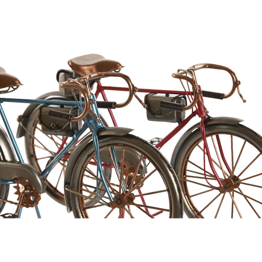 Deko-Figur Home ESPRIT Blau Rot Bronze Vintage 28 x 6 x 15 cm (2 Stück)