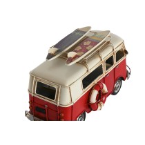 Decorative Figure Home ESPRIT Blue Red Navy Blue 27 x 11,5 x 15,5 cm (3 Units)