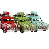 Deko-Figur DKD Home Decor Rot grün Himmelsblau Auto Vintage 16 x 7,5 x 9 cm (3 Stück)