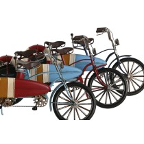 Figurine Décorative Home ESPRIT Bleu Rouge Blue marine 31 x 10 x 15 cm (3 Unités)