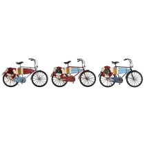 Deko-Figur Home ESPRIT Blau Rot Marineblau 29 x 11 x 17 cm (3 Stück)