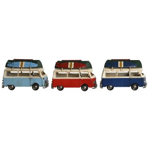 Deko-Figur Home ESPRIT Blau Rot Marineblau 28 x 13,5 x 17,5 cm (3 Stück)