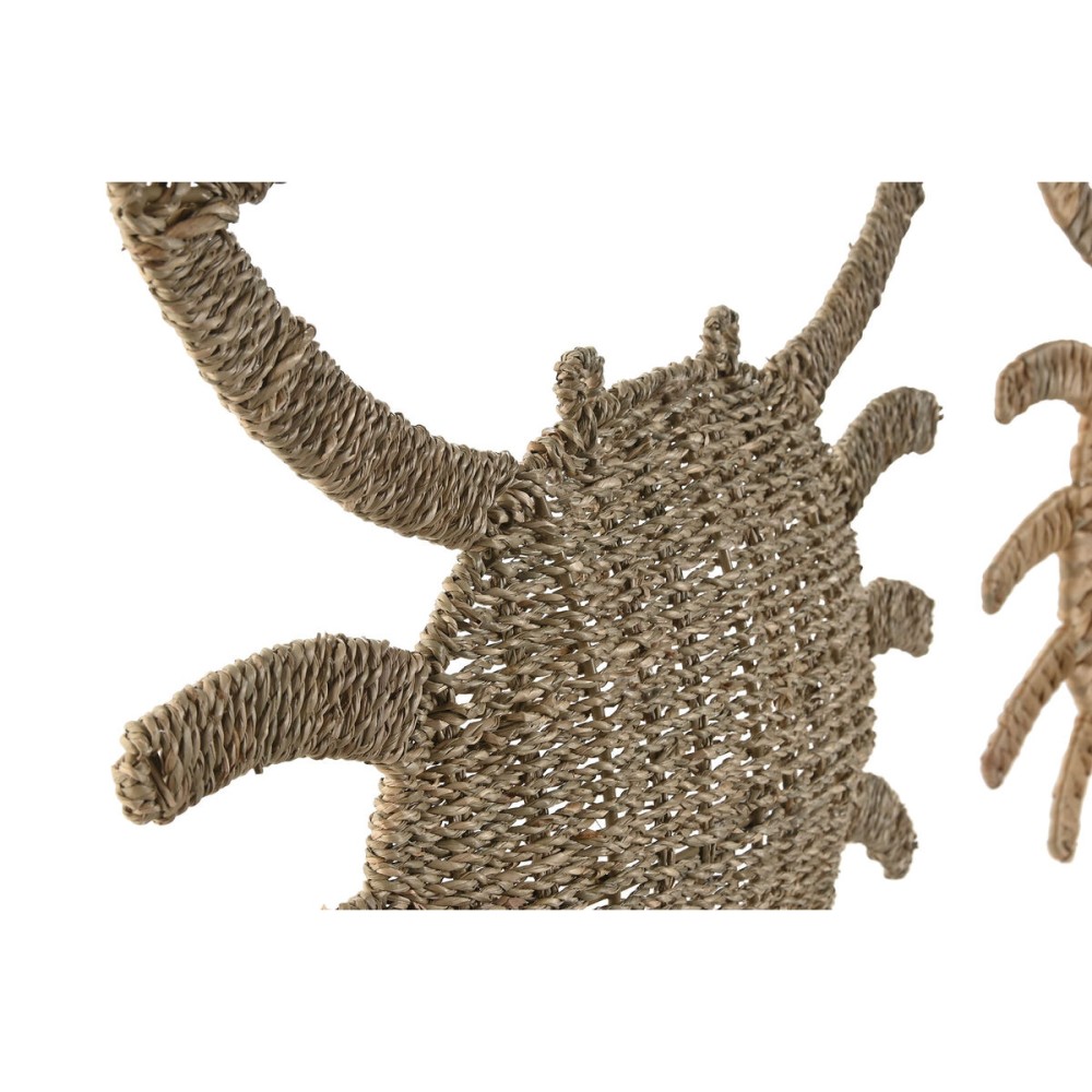 Wall Decoration Home ESPRIT Natural Mediterranean 55 x 5 x 53 cm (2 Units)